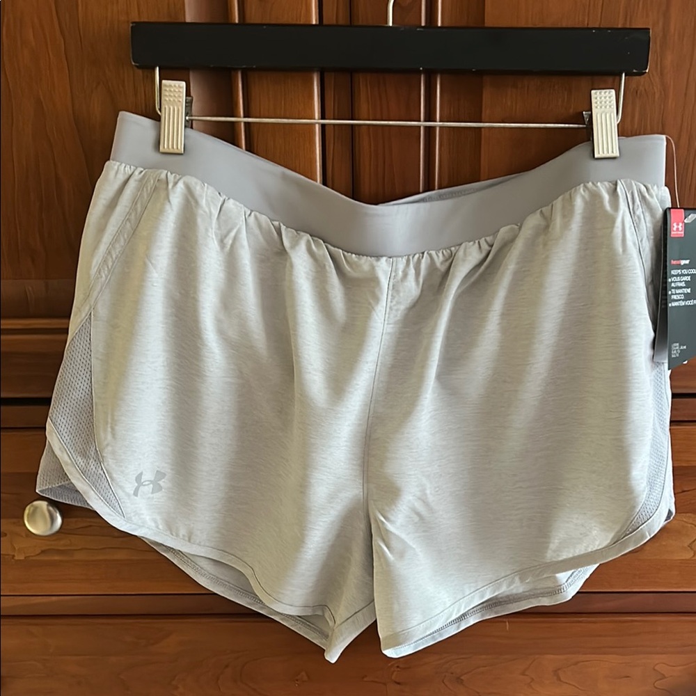 Under Armour Light Gray Performance Shorts